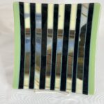 Fused glass tray 10"